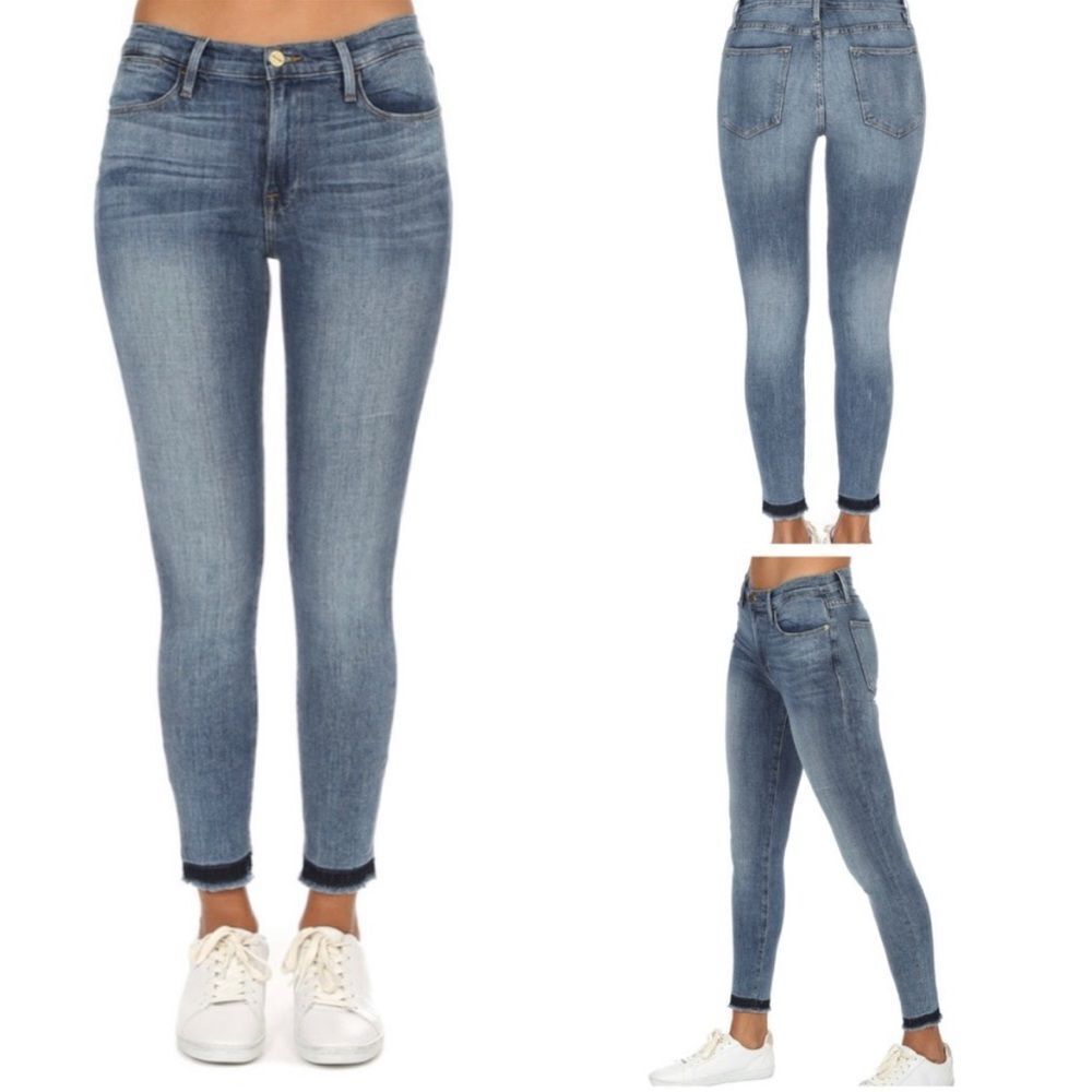 Frame Denim Le High Skinny Jeans In Langstone